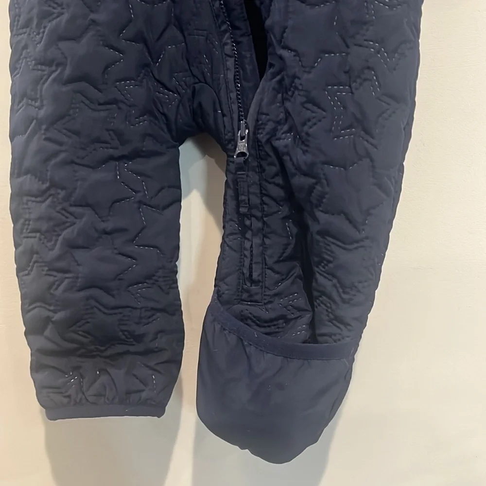 Baby Gap Jumpsuit Quitted Star Navy Blue 3-6 months.